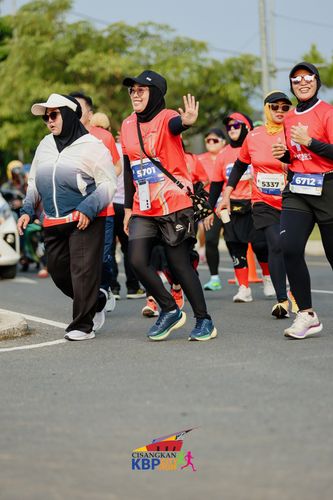 Race photo from CISANGKAN KBP CITY RUN 2025