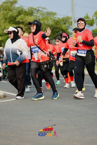 Race photo from CISANGKAN KBP CITY RUN 2025