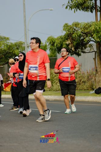 Race photo from CISANGKAN KBP CITY RUN 2025