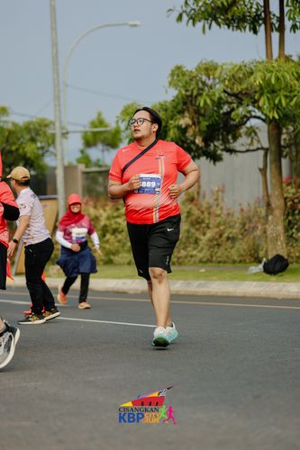 Race photo from CISANGKAN KBP CITY RUN 2025