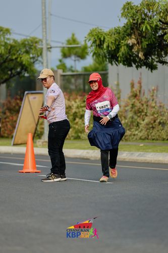 Race photo from CISANGKAN KBP CITY RUN 2025