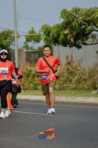 Race photo from CISANGKAN KBP CITY RUN 2025