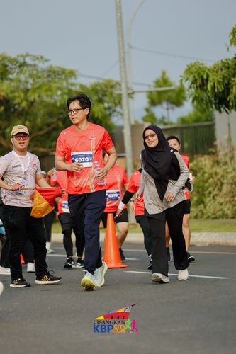 Race photo from CISANGKAN KBP CITY RUN 2025