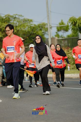 Race photo from CISANGKAN KBP CITY RUN 2025