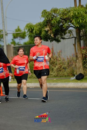 Race photo from CISANGKAN KBP CITY RUN 2025