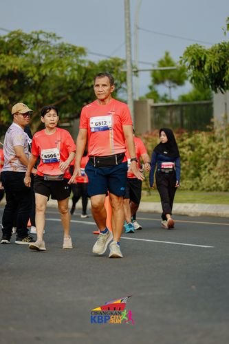 Race photo from CISANGKAN KBP CITY RUN 2025