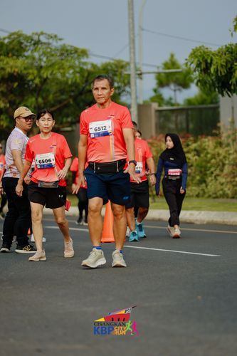 Race photo from CISANGKAN KBP CITY RUN 2025