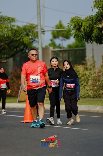 Race photo from CISANGKAN KBP CITY RUN 2025