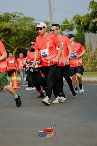 Race photo from CISANGKAN KBP CITY RUN 2025