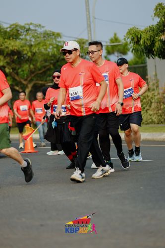 Race photo from CISANGKAN KBP CITY RUN 2025