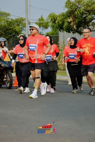 Race photo from CISANGKAN KBP CITY RUN 2025