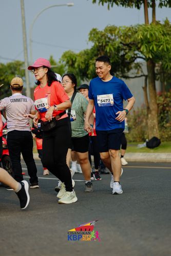 Race photo from CISANGKAN KBP CITY RUN 2025