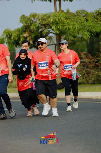 Race photo from CISANGKAN KBP CITY RUN 2025