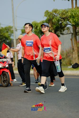 Race photo from CISANGKAN KBP CITY RUN 2025