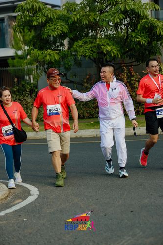 Race photo from CISANGKAN KBP CITY RUN 2025