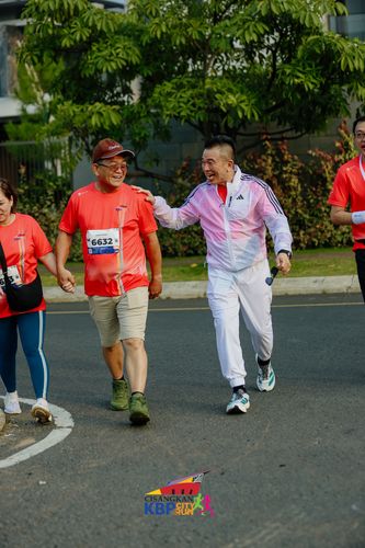 Race photo from CISANGKAN KBP CITY RUN 2025