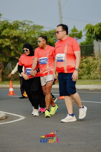 Race photo from CISANGKAN KBP CITY RUN 2025