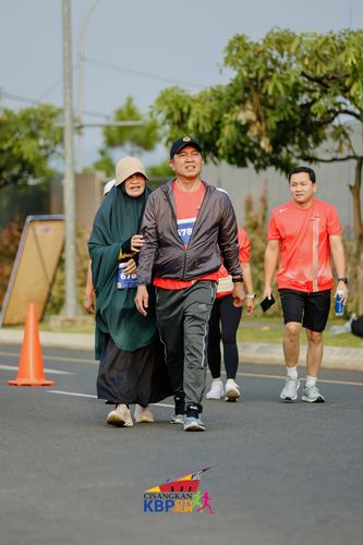 Race photo from CISANGKAN KBP CITY RUN 2025