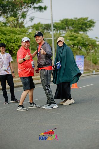 Race photo from CISANGKAN KBP CITY RUN 2025