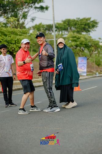 Race photo from CISANGKAN KBP CITY RUN 2025