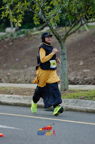 Race photo from CISANGKAN KBP CITY RUN 2025
