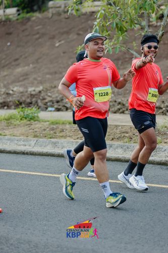 Race photo from CISANGKAN KBP CITY RUN 2025