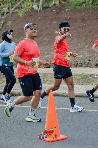 Race photo from CISANGKAN KBP CITY RUN 2025
