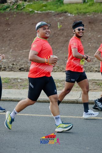 Race photo from CISANGKAN KBP CITY RUN 2025