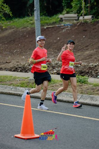 Race photo from CISANGKAN KBP CITY RUN 2025