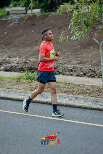 Race photo from CISANGKAN KBP CITY RUN 2025