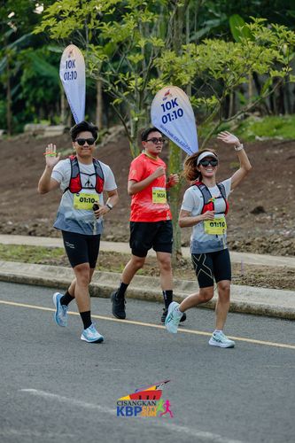 Race photo from CISANGKAN KBP CITY RUN 2025