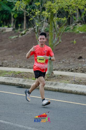 Race photo from CISANGKAN KBP CITY RUN 2025