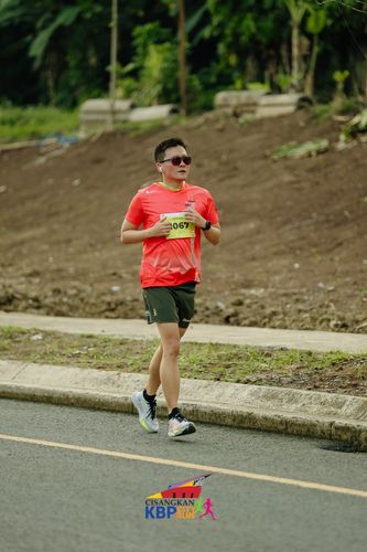 Race photo from CISANGKAN KBP CITY RUN 2025
