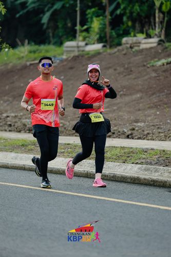 Race photo from CISANGKAN KBP CITY RUN 2025