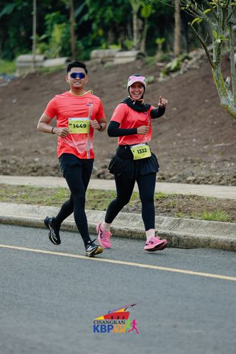 Race photo from CISANGKAN KBP CITY RUN 2025
