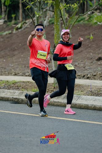 Race photo from CISANGKAN KBP CITY RUN 2025