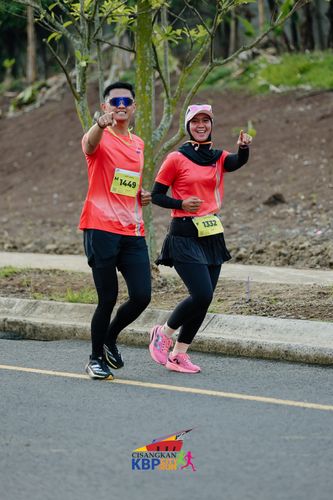 Race photo from CISANGKAN KBP CITY RUN 2025