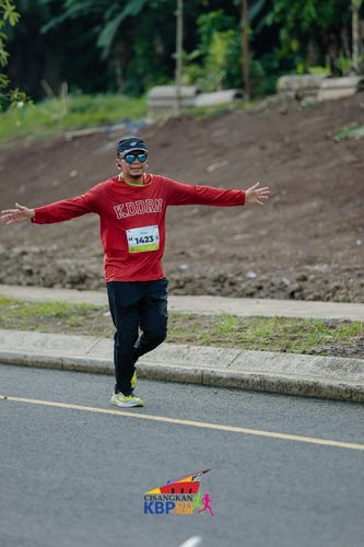 Race photo from CISANGKAN KBP CITY RUN 2025