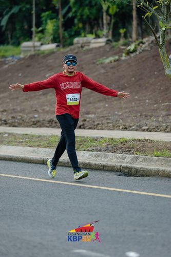 Race photo from CISANGKAN KBP CITY RUN 2025