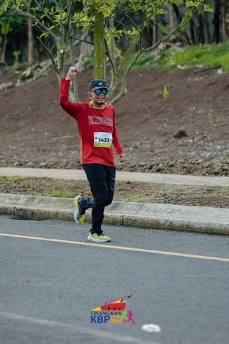 Race photo from CISANGKAN KBP CITY RUN 2025