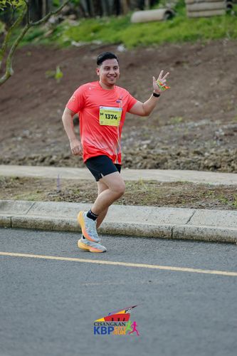 Race photo from CISANGKAN KBP CITY RUN 2025