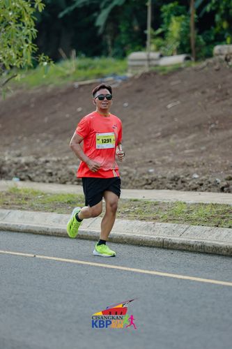 Race photo from CISANGKAN KBP CITY RUN 2025