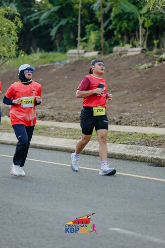 Race photo from CISANGKAN KBP CITY RUN 2025