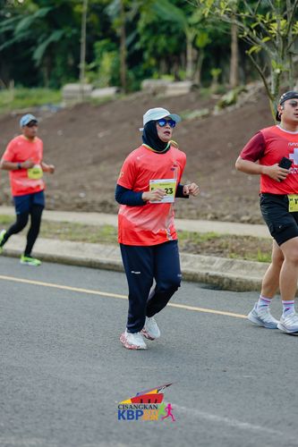 Race photo from CISANGKAN KBP CITY RUN 2025