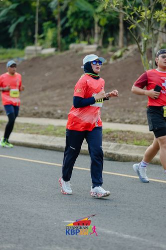 Race photo from CISANGKAN KBP CITY RUN 2025