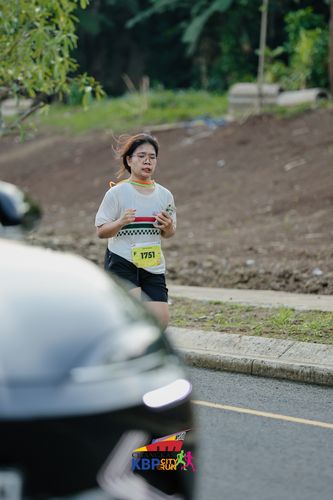 Race photo from CISANGKAN KBP CITY RUN 2025