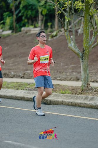 Race photo from CISANGKAN KBP CITY RUN 2025
