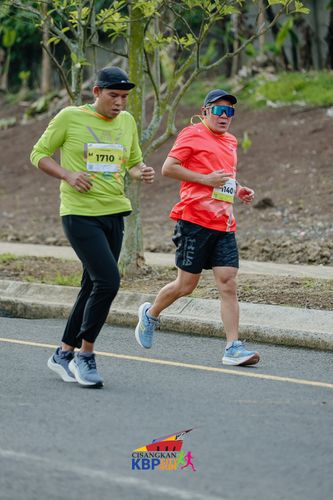 Race photo from CISANGKAN KBP CITY RUN 2025