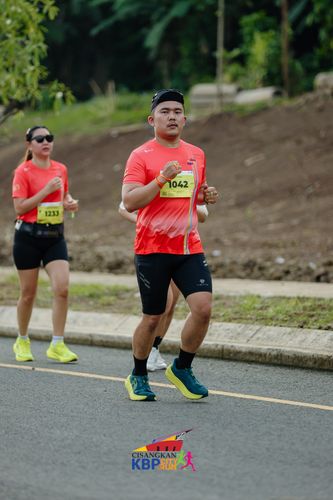 Race photo from CISANGKAN KBP CITY RUN 2025