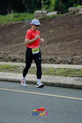 Race photo from CISANGKAN KBP CITY RUN 2025